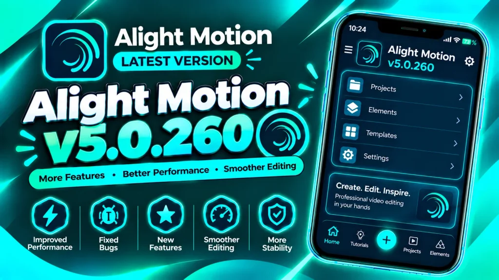 Download Alight Motion Mod APK 5.0.260 - Pro App Without Watermark 2 Alight Motion Mod APK 5.0.260