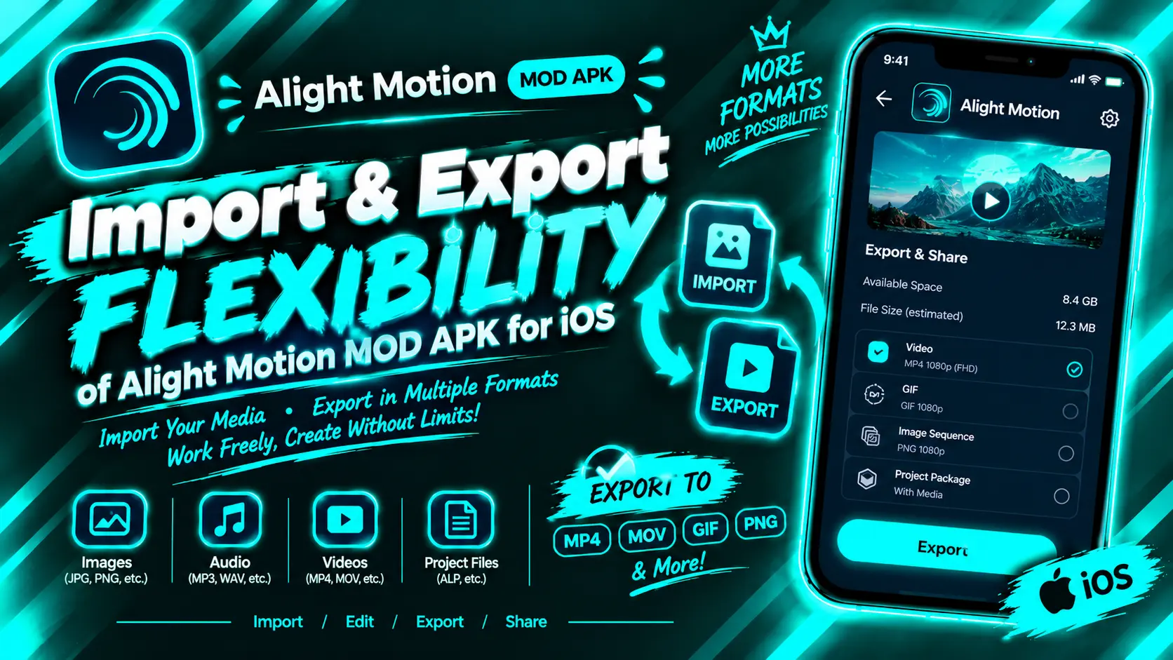 alight motion mod ipa