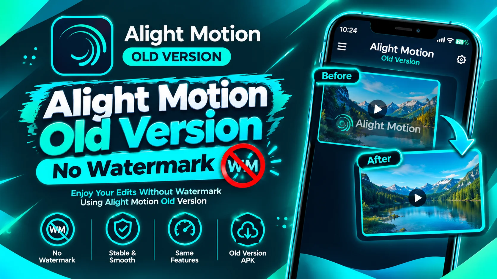 alight motion old version no watermark