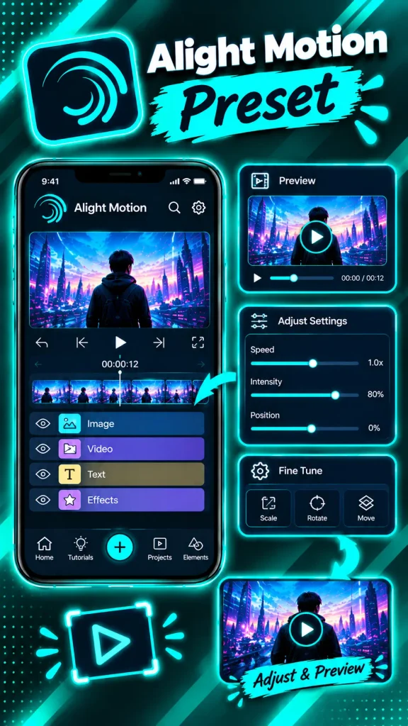 alight motion xml