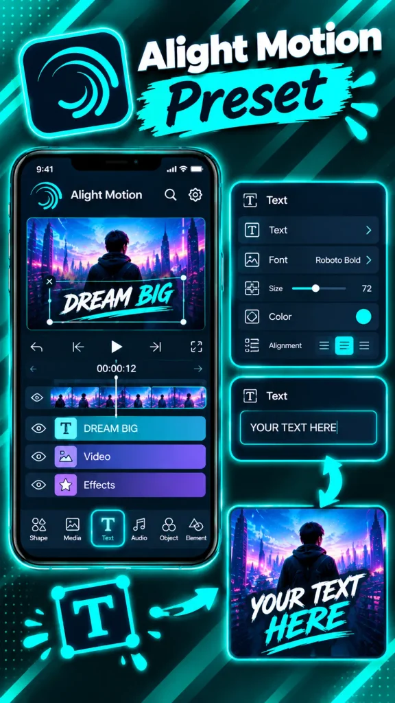 alight motion xml file download